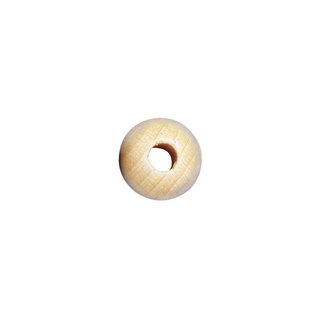 Perles en bois, polies, 20 mm ø<br />nature