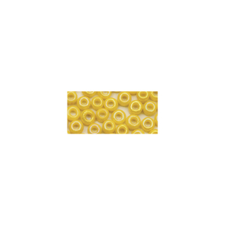 Rocailles. 2.6 mm ø. opaques lustre<br />jaune
