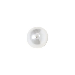 Perles de cire, blanches, 14 mm ø<br />blanc