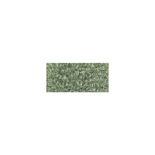Rocailles, transparentes, 2,6 mm ø<br />vert antique