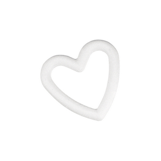 Coeurs en polystyrene 15 cm