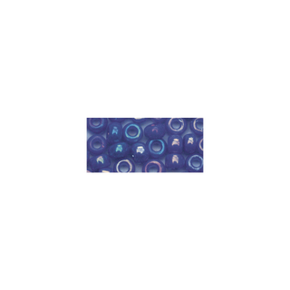 Rocailles. 2 mm ø. opaques lustre bleu fonce