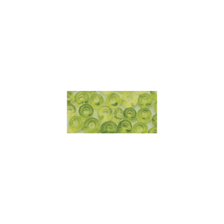 Rocailles. 2 mm ø. transparentes vert clair