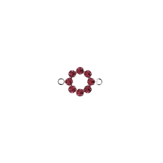 Accessoires bijoux Swarovski Couronne,2 oeuillets,15 mm rouge classique