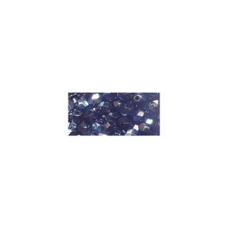 Perles transparentes en verre depolis 6 mm ø Irisees onyx