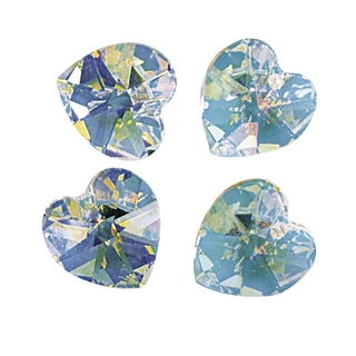 Swarovski Coeur cristal 10,3x10 mm aurore boreale