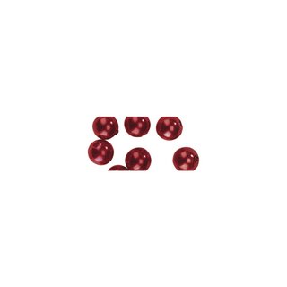 Perles en cire, 4mm ø rouge, 