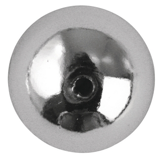Perles en plastique, 8 mm ø argent