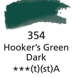 Aquarelles Extra-Fines Artist's Hookers Green Dark (A)